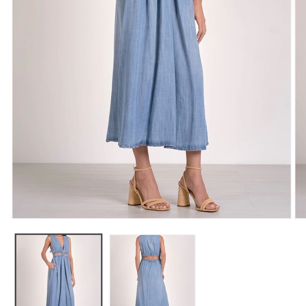 Elan cut out maxi dress